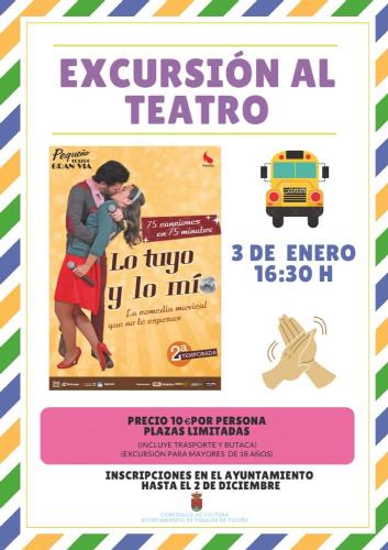 ¡EXCURSIÓN AL TEATRO!